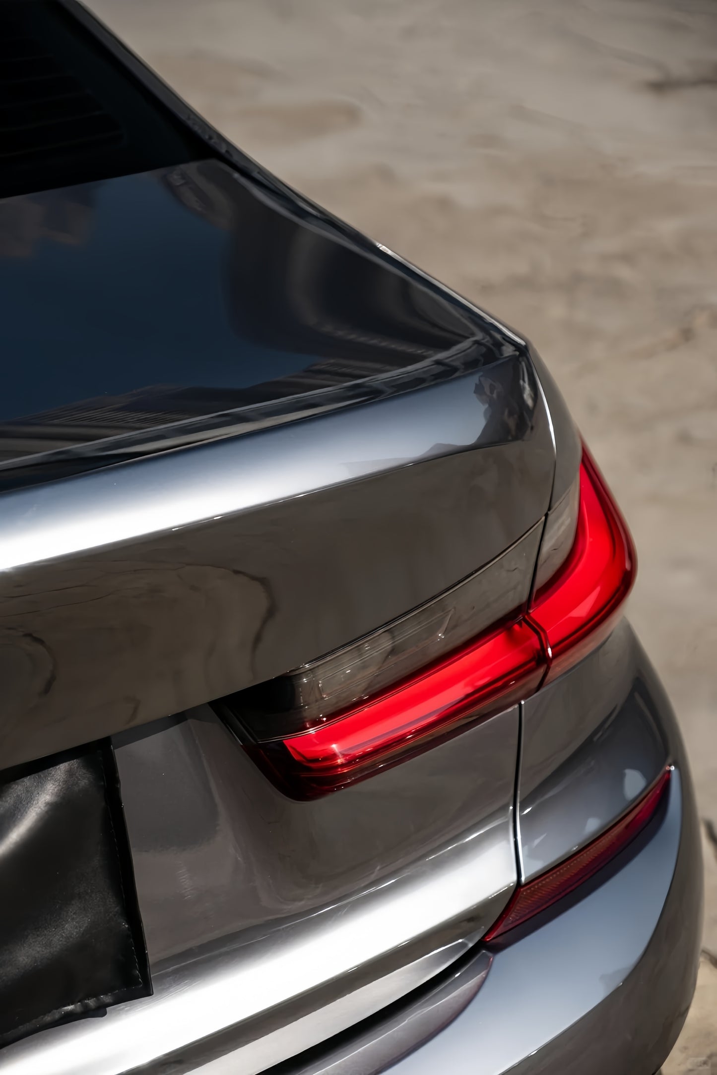 Anole Glossy Metallic Stone Gray Vinyl Car Wrap