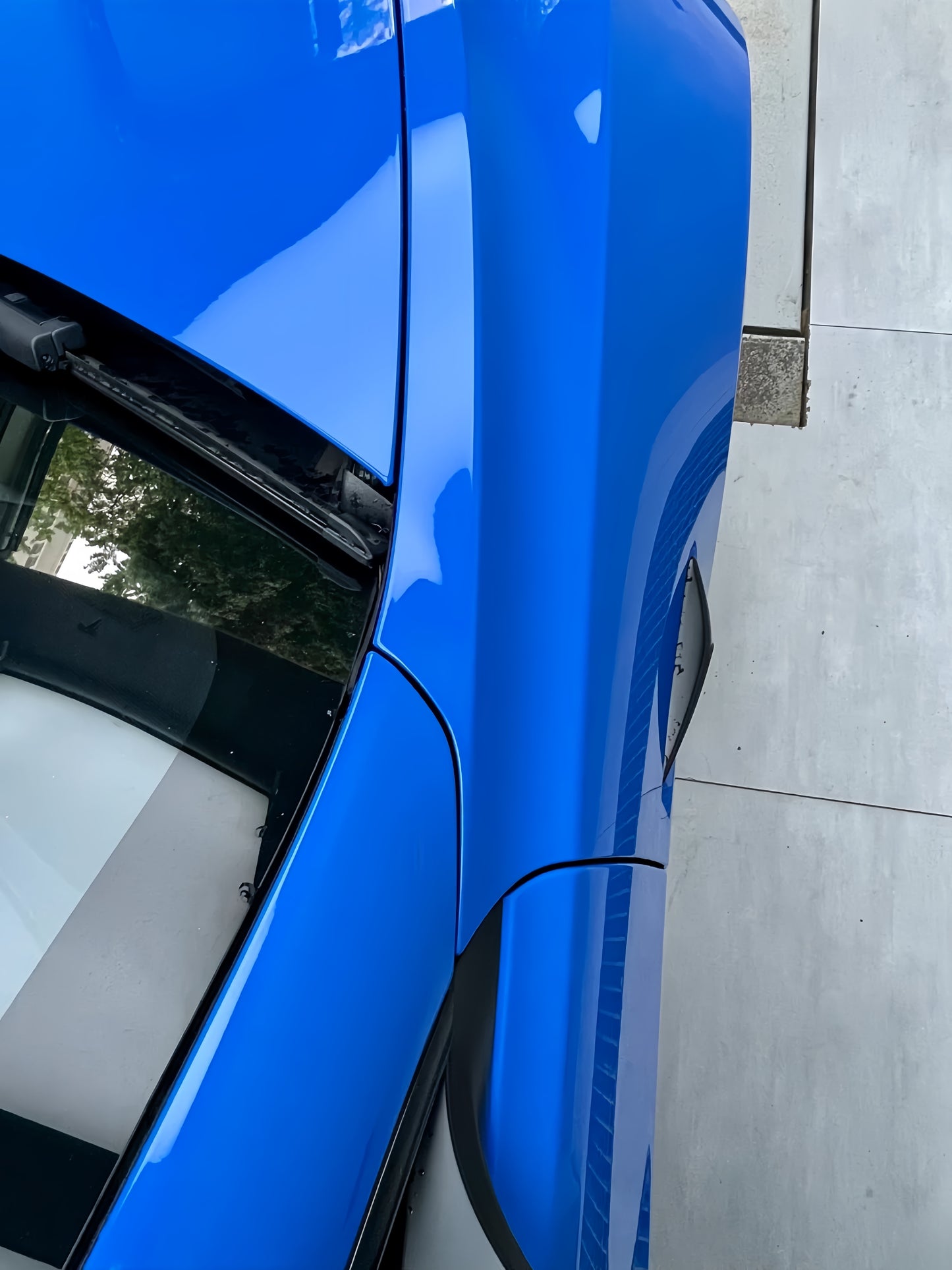 Anole High Gloss Piano Shark Blue Vinyl Car Wrap