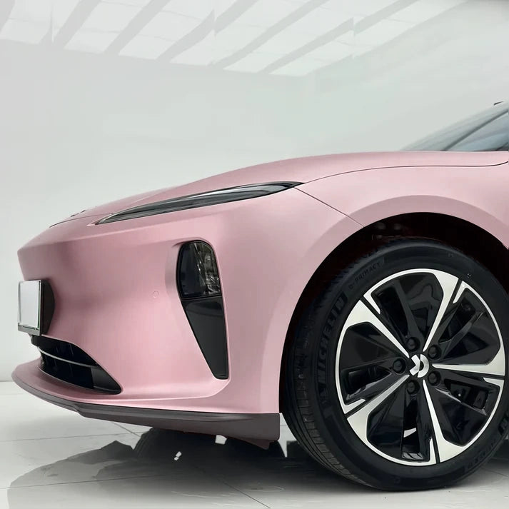 Anole Satin Chrome Silk Rose Gold Vinyl Car Wrap