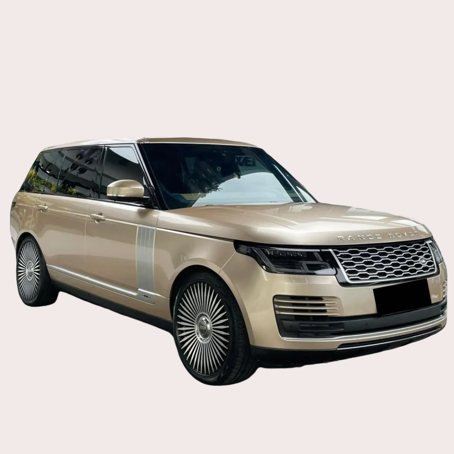 Anole Glossy Metallic Glitter Champagne / Millennium Jade Car Vinyl Wrap