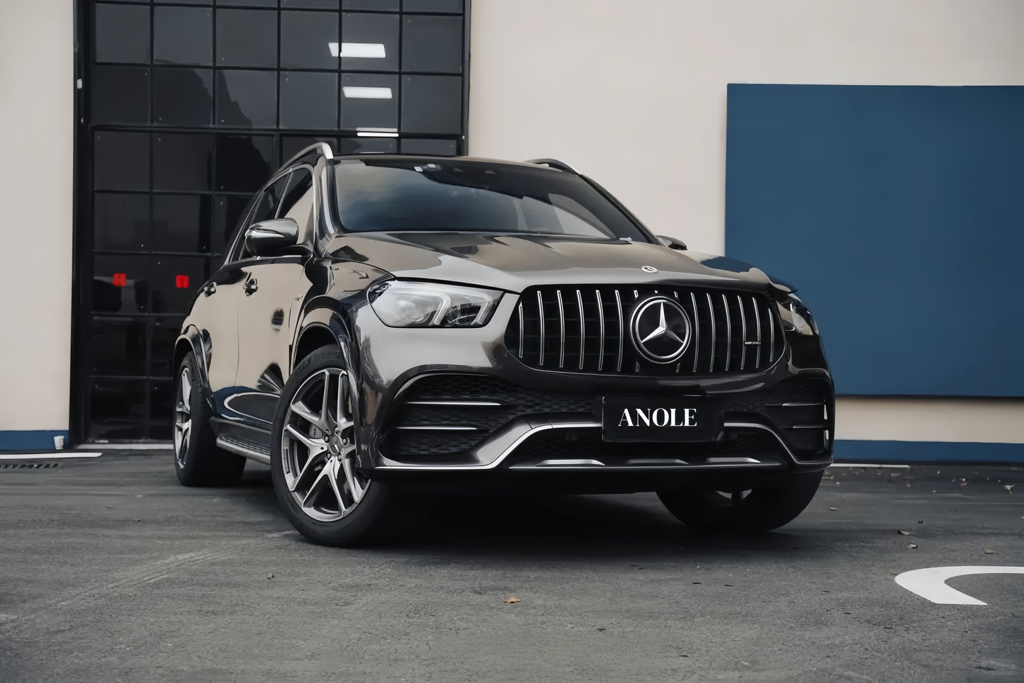 Anole Glossy Metallic Silver Gray Vinyl Car Wrap