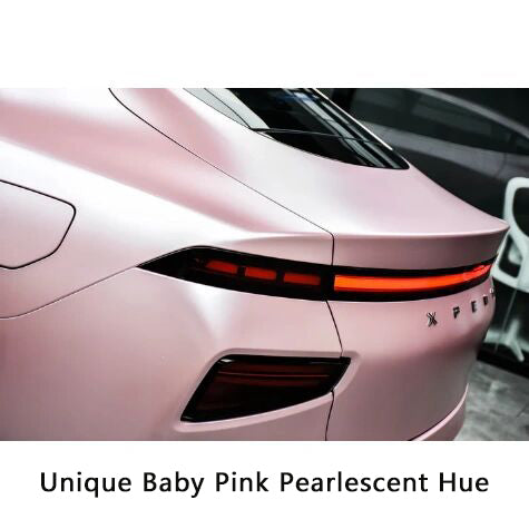 Anole Matte Metallic Pearl Baby Pink Vinyl Wrap for Car &Trucks & SUVs&Vans