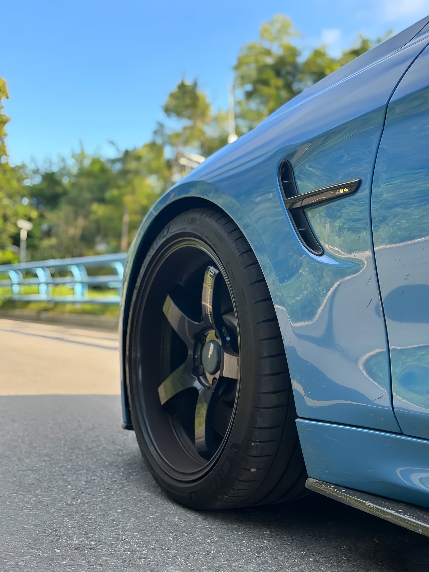 Anole High Glossy Abudhabi Blue Vinyl Car Wrap