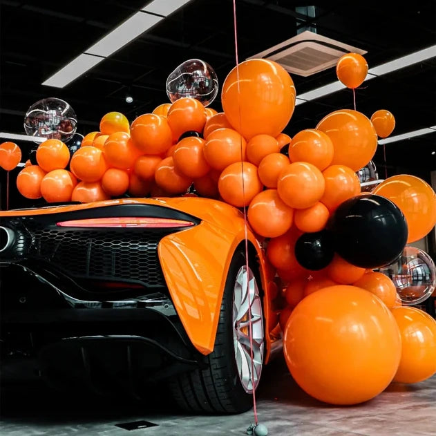 Anole High Glossy McLaren Orange Car Vinyl Wrap