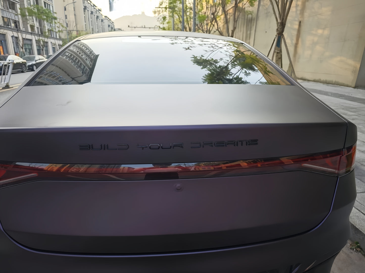 Anole Matte Dark Purple Vinyl Wrap Car