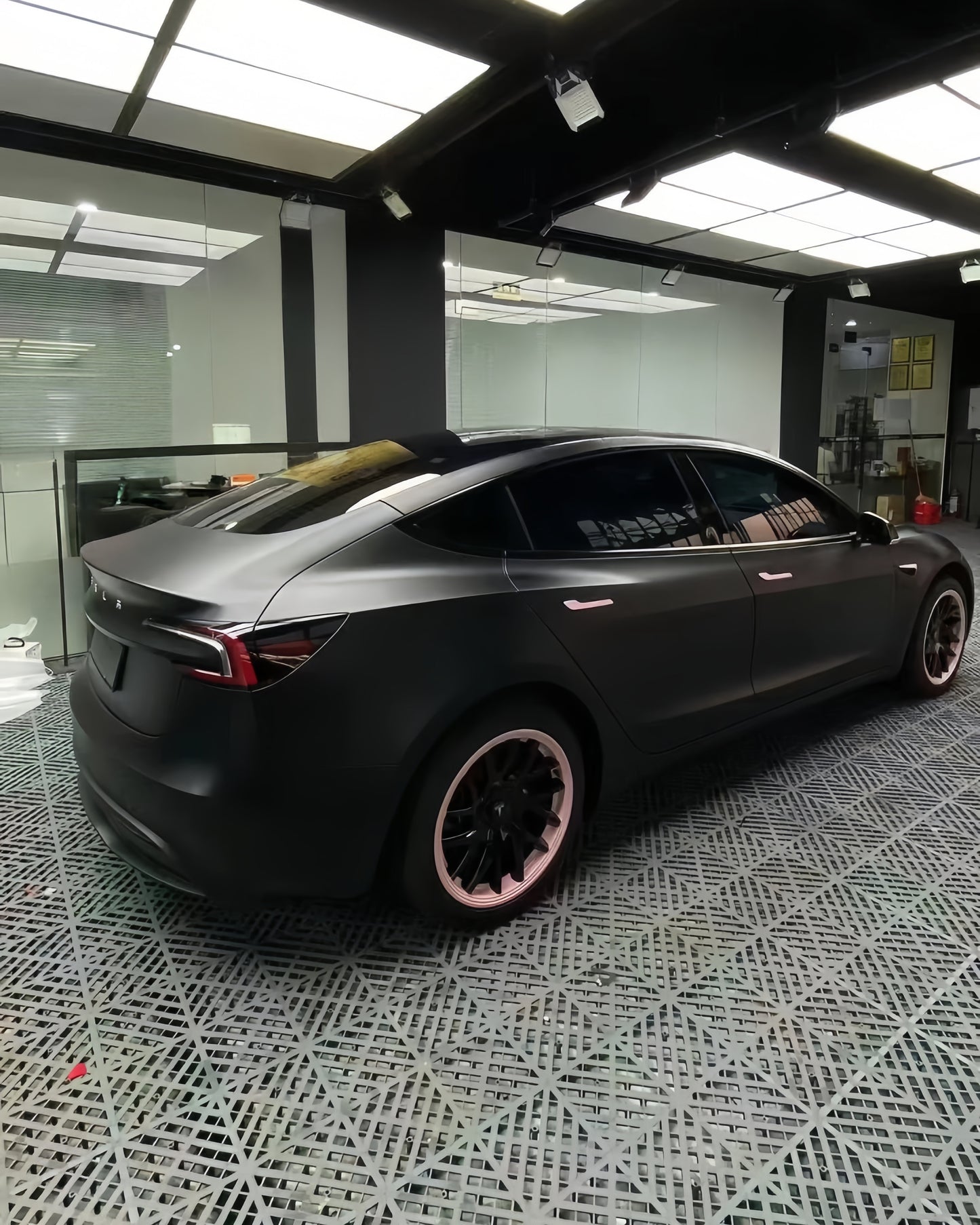 Anole Matte Satin Black Vinyl Wrap