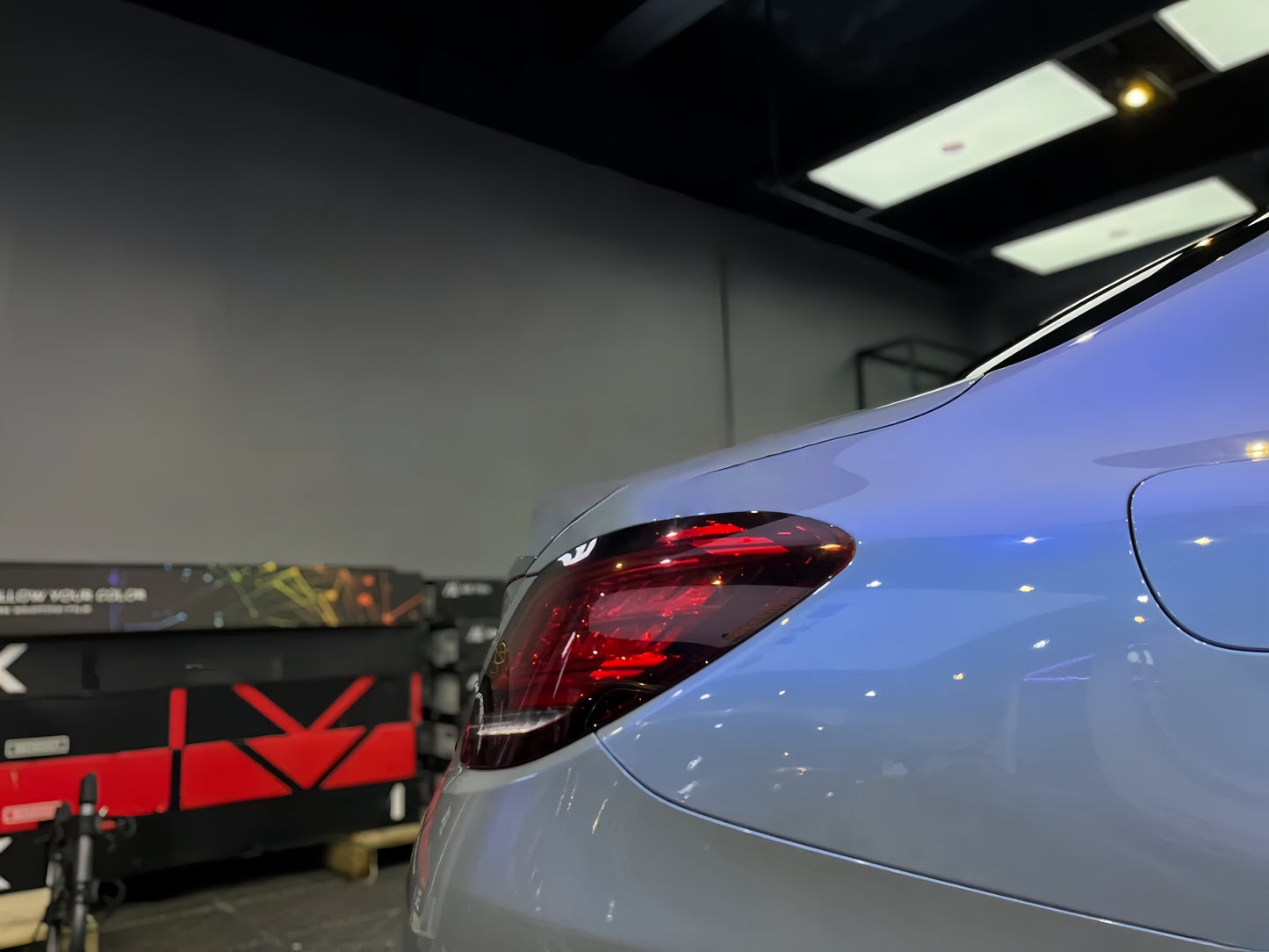 Anole Candy Metallic Dark Gray Blue Car Vinyl Wrap