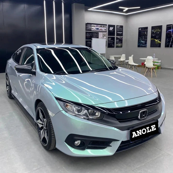 Anole Golssy Magic Blue to Green Car Vinyl Wrap