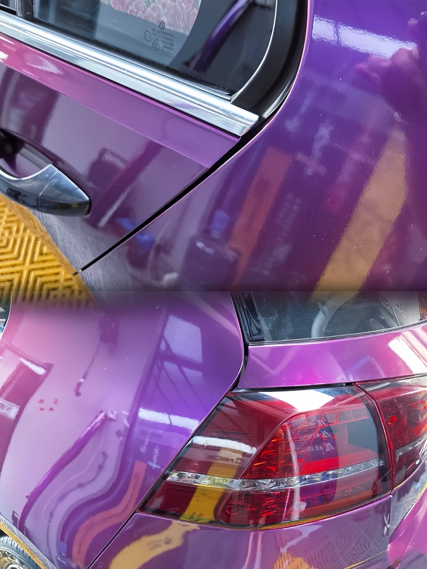 Anole Glossy Metallic Grape Purple Car Vinyl Wrap