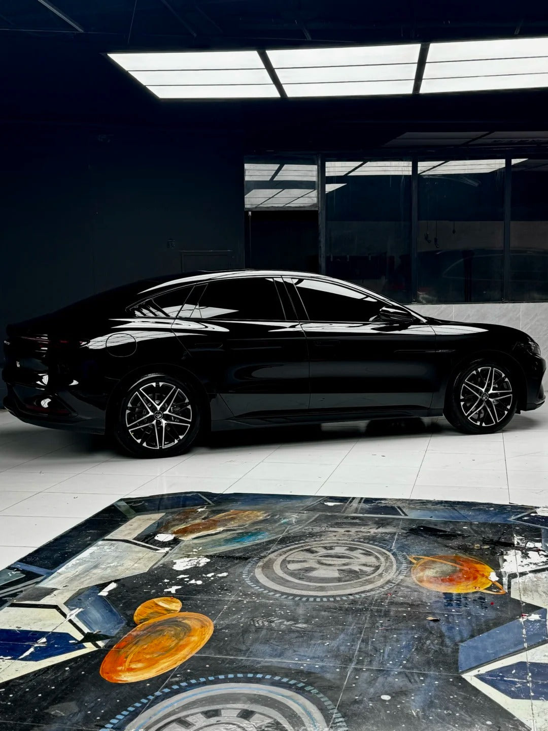 Anole Super Gloss Piano Black Car Wrap Vinyl