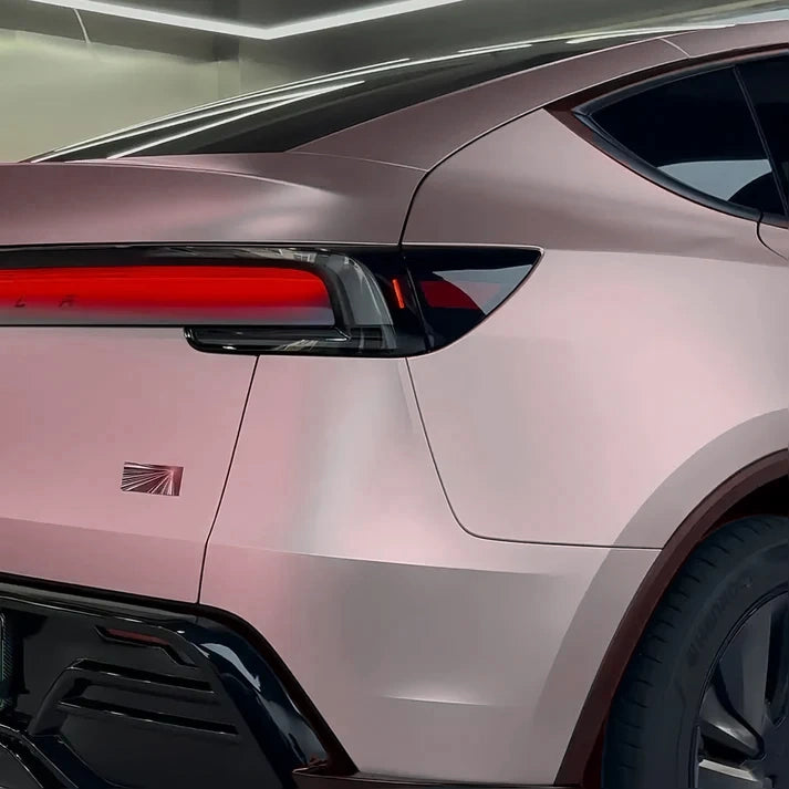 Anole Satin Chrome Silk Rose Gold Vinyl Car Wrap