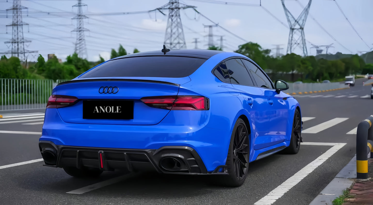 Anole Glossy Metallic Bright Blue Azure Blue Car Vinyl Wrap