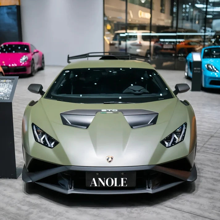 Anole Ceramic Combat Green Vinyl Car Wrap