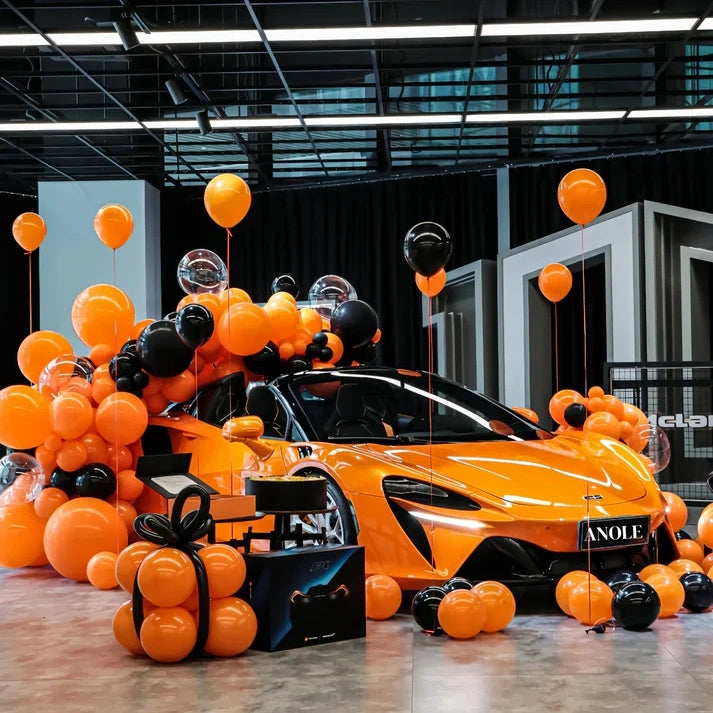 Anole High Glossy McLaren Orange Car Vinyl Wrap