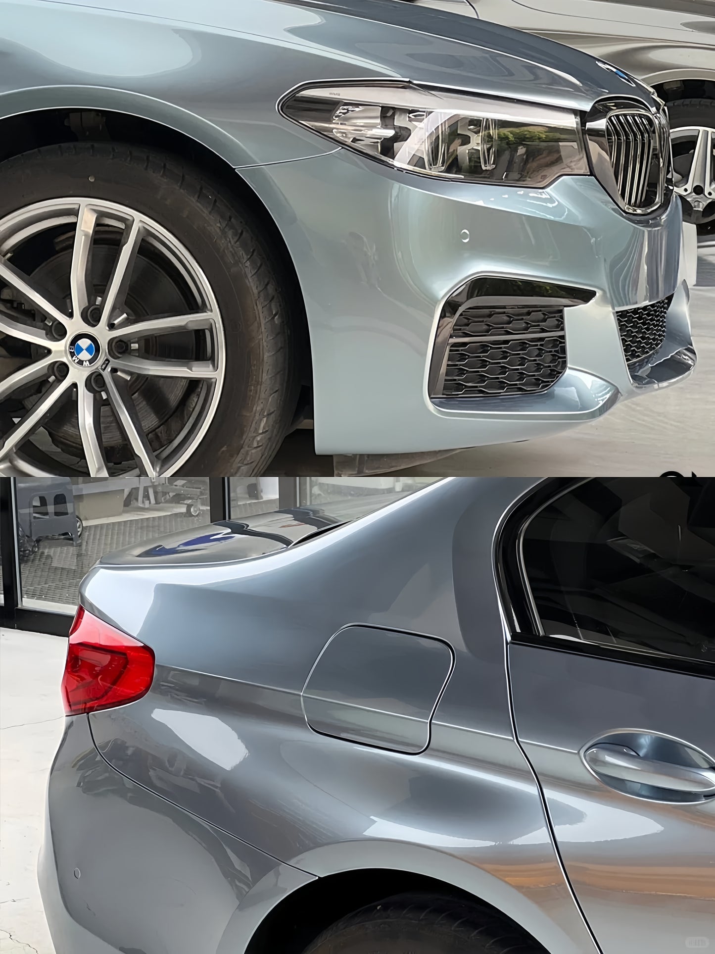 Anole Liquid Metallic Somato Blue Vinyl Car Wrap