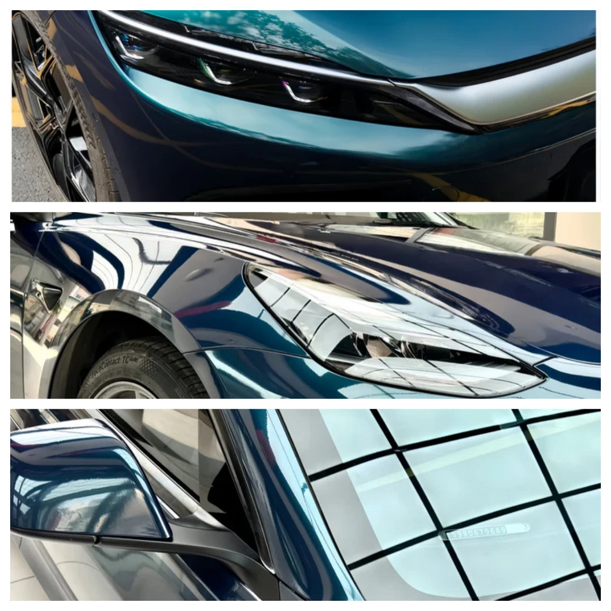 Anole Glossy Metallic Deep Jungle Green Car Vinyl Wrap