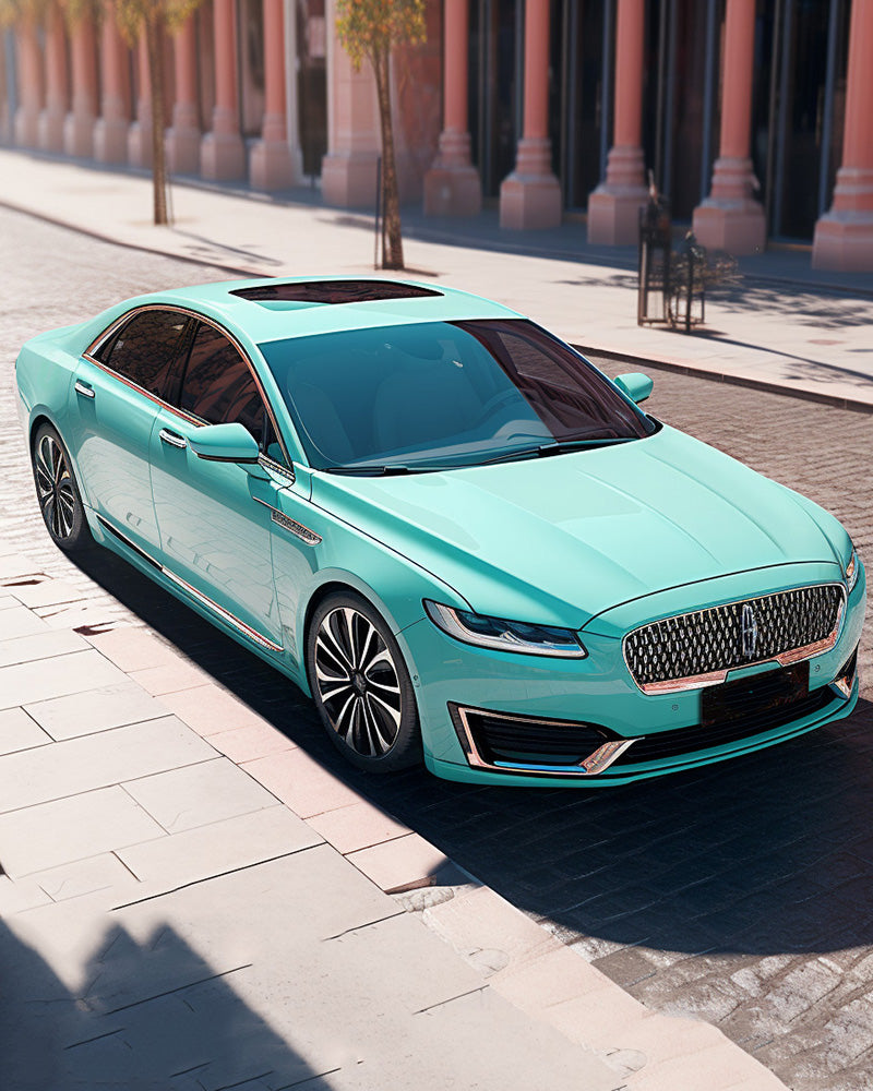 Anole High Glossy Tiffany Blue Car Vinyl Wrap