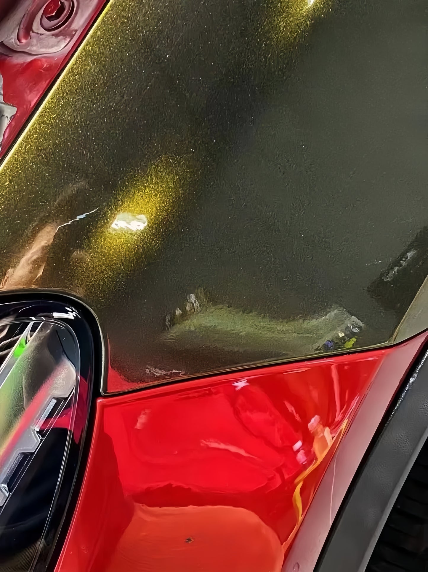 Anole Glossy Metallic Midnight Gold Car Vinyl Wrap