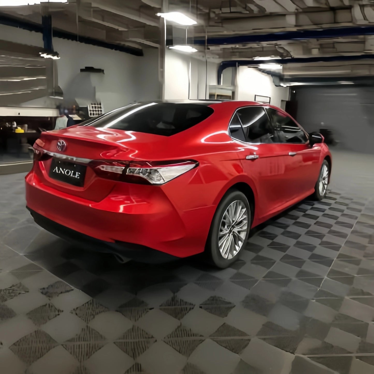 Anole Super Glossy Metallic Vampire Red Vinyl Wrap