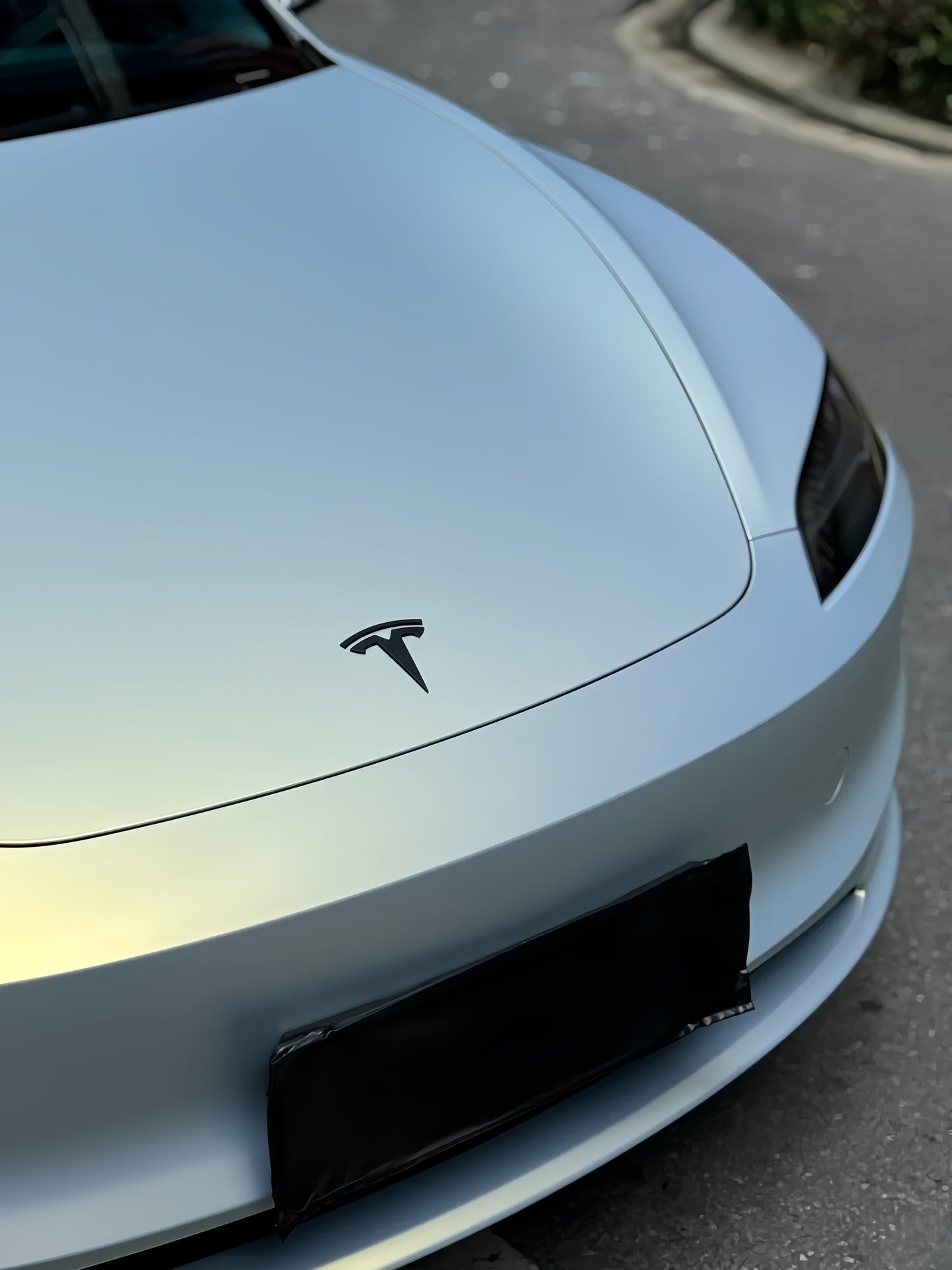 Anole Matte Glitter Metallic Pearl Blue Gold Car Vinyl Wrap