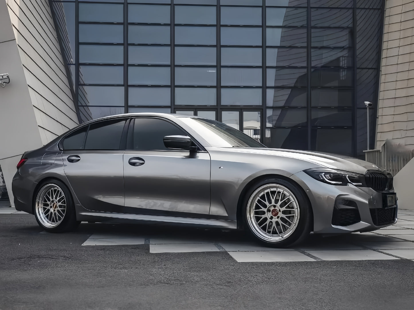 Anole Glossy Metallic Stone Gray Vinyl Car Wrap