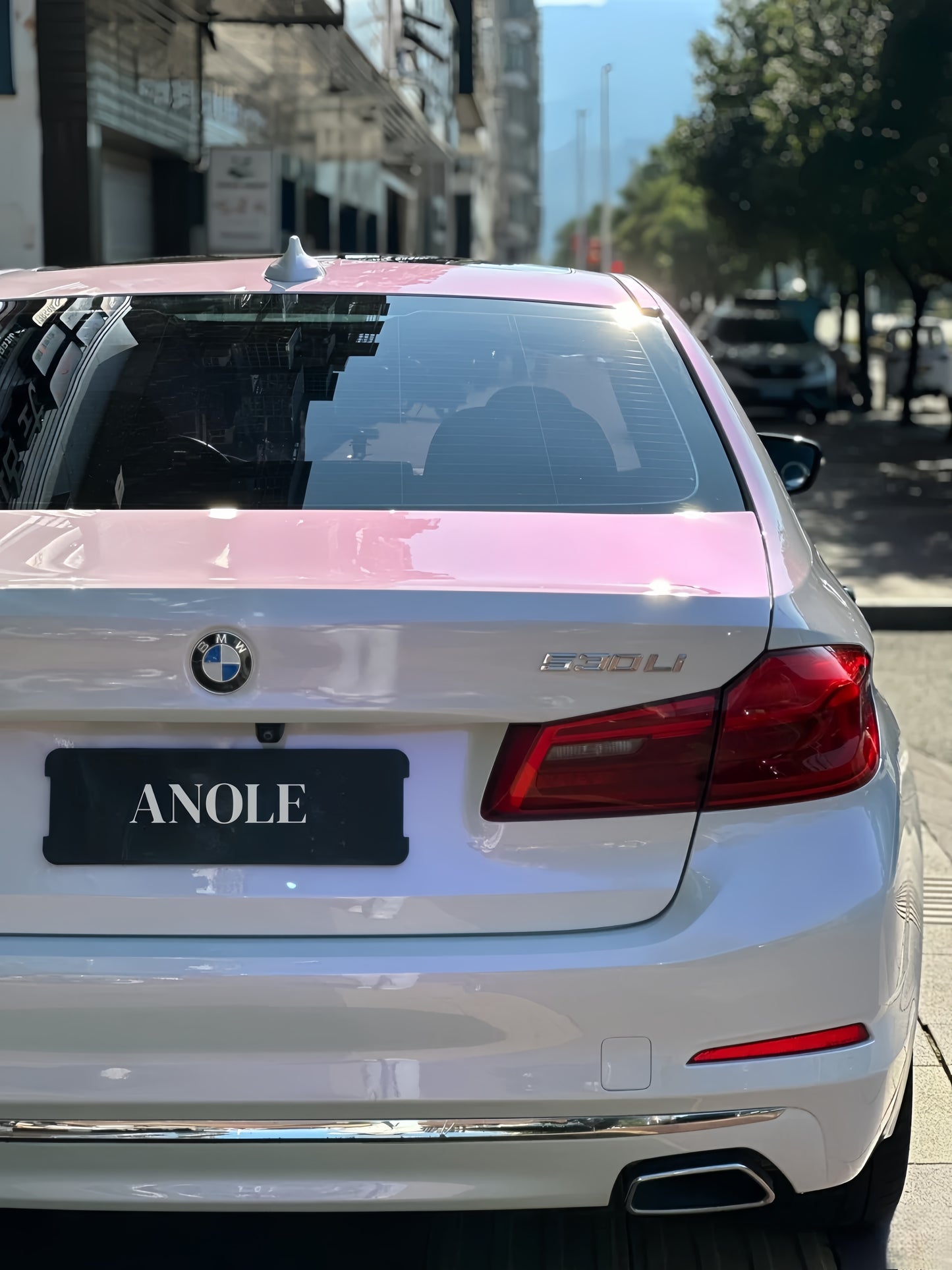 Anole High Glossy White to Purple Vinyl Car Wrap