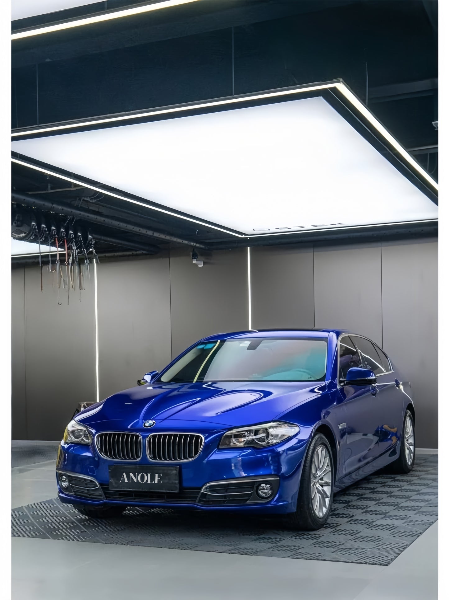 Anole Glossy Metallic Pearl Blue Car Vinyl Wrap