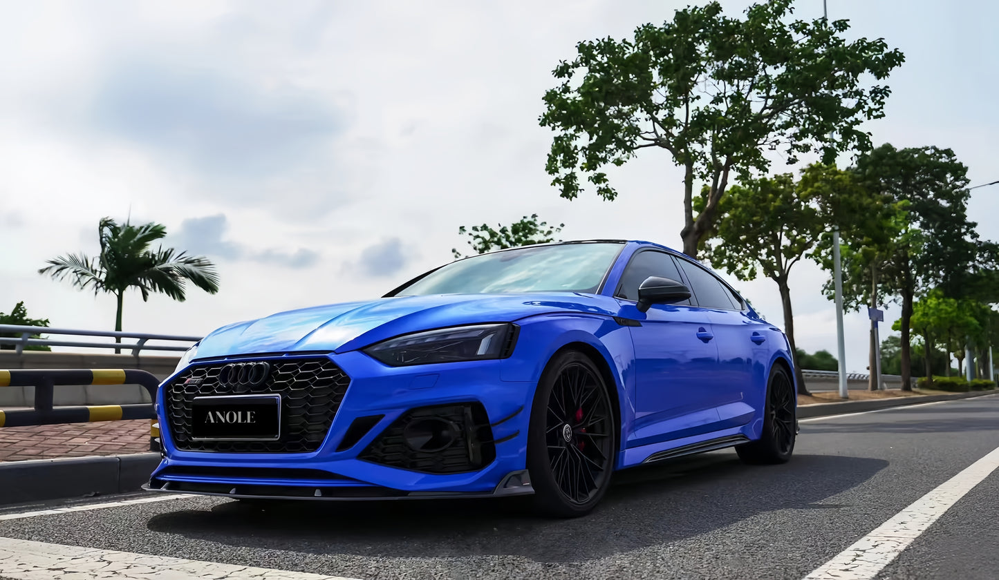 Anole Glossy Metallic Bright Blue Azure Blue Car Vinyl Wrap