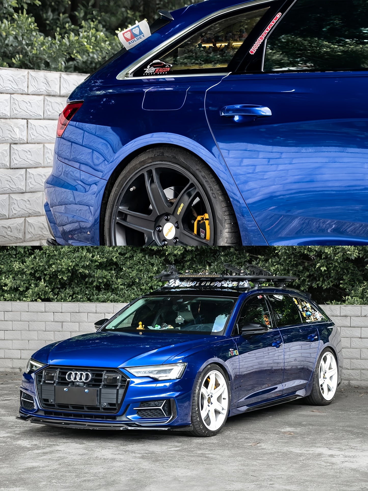 Anole Glossy Metallic Navara Blue Audi Car Vinyl Wrap