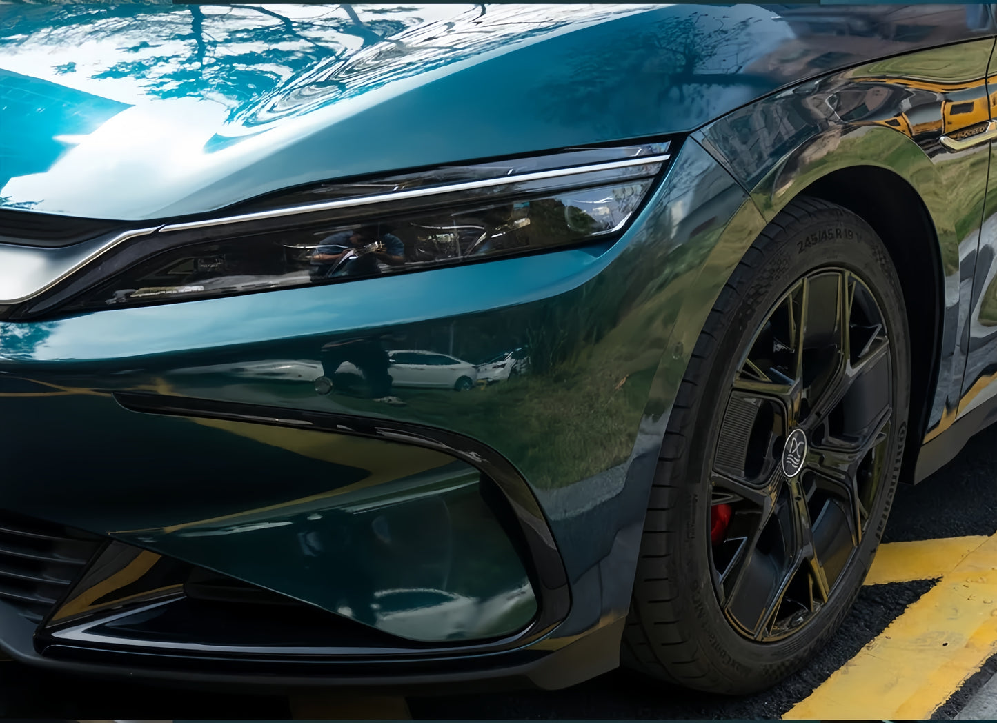 Anole Glossy Metallic Deep Jungle Green Car Vinyl Wrap