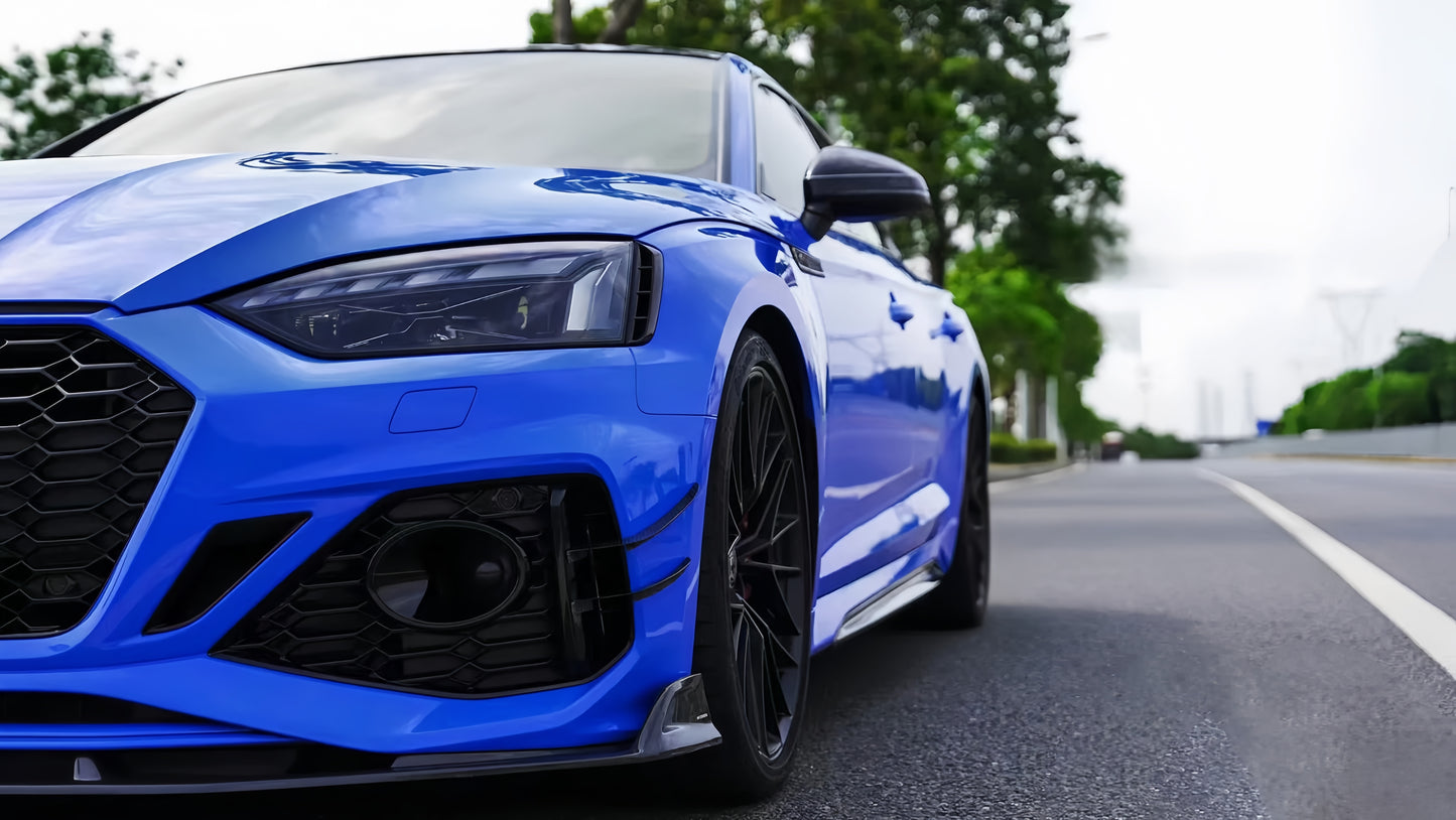 Anole Glossy Metallic Bright Blue Azure Blue Car Vinyl Wrap