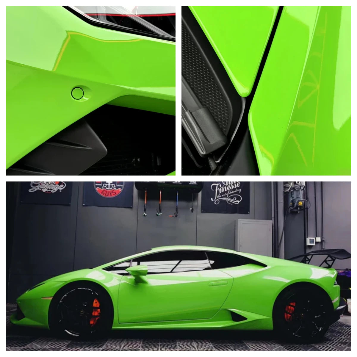 Anole High Glossy Lizard Green Vinyl Car Wrap