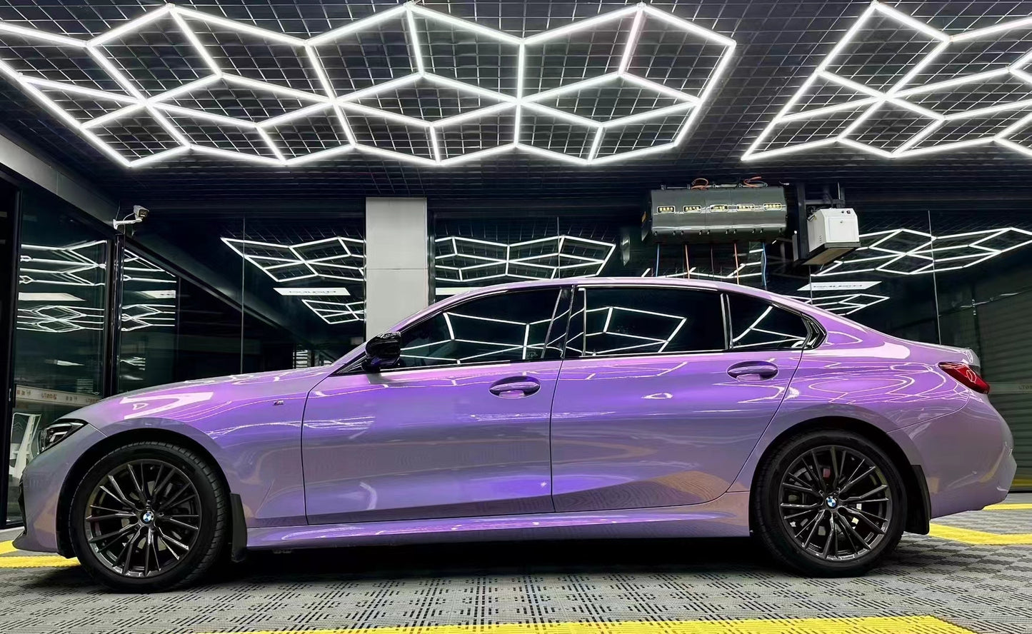Anole TPU Magic Candy Flip Grey Purple Color PPF Paint Protection Film