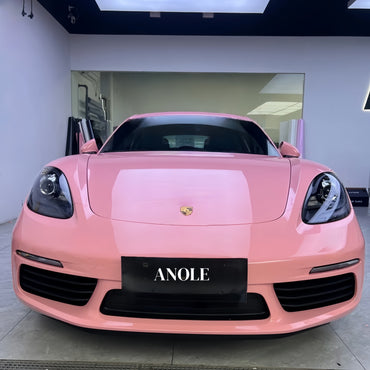Anole High Glossy Rouge Pink Vinyl Car Wrap