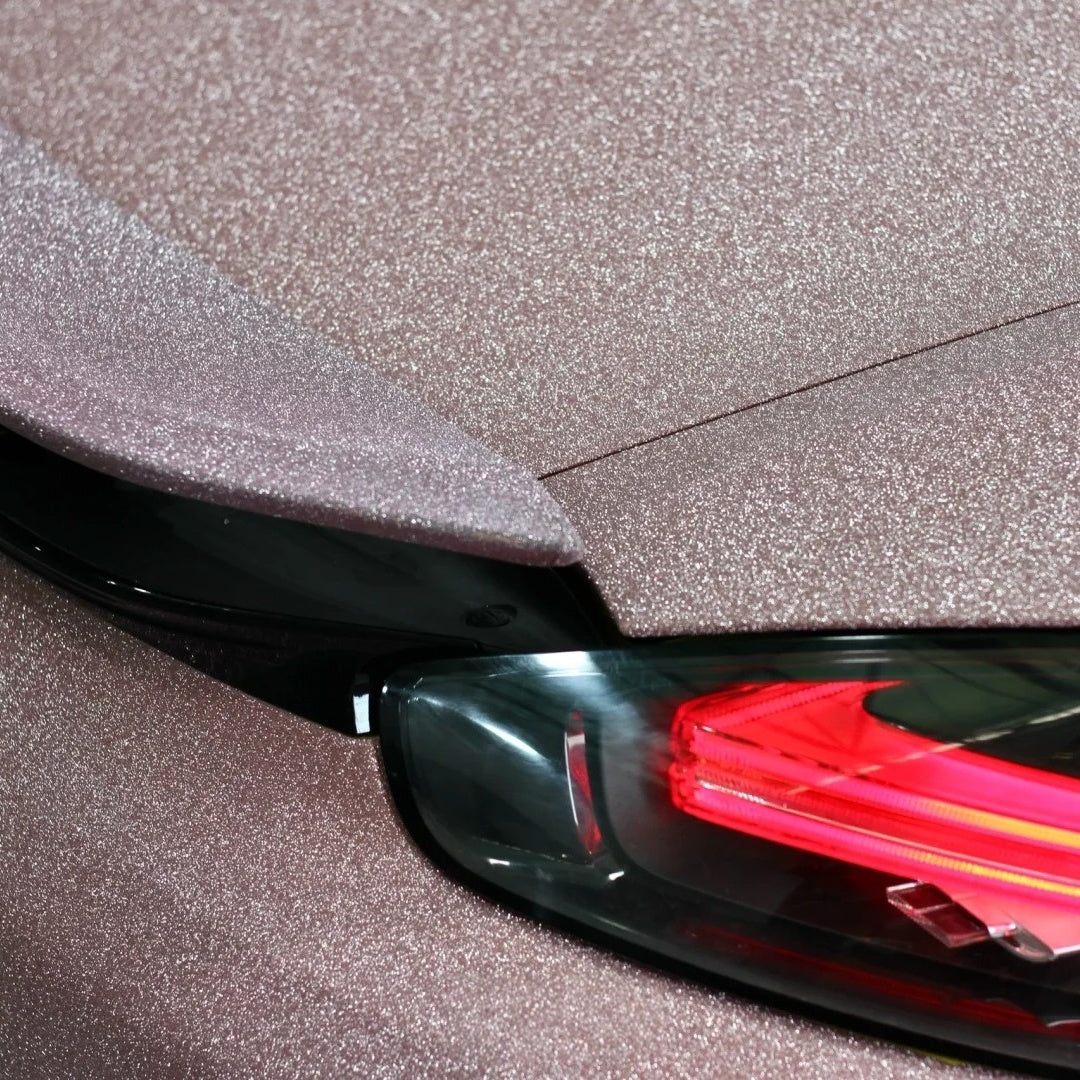 Anole Matte Diamond Super Glitter Pink Car Vinyl Wrap Matte Pink Vinyl for Cars&Trucks