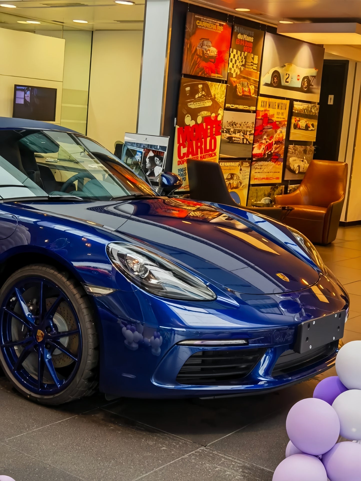 Anole Glossy Metallic Everton Blue Car Vinyl Wrap