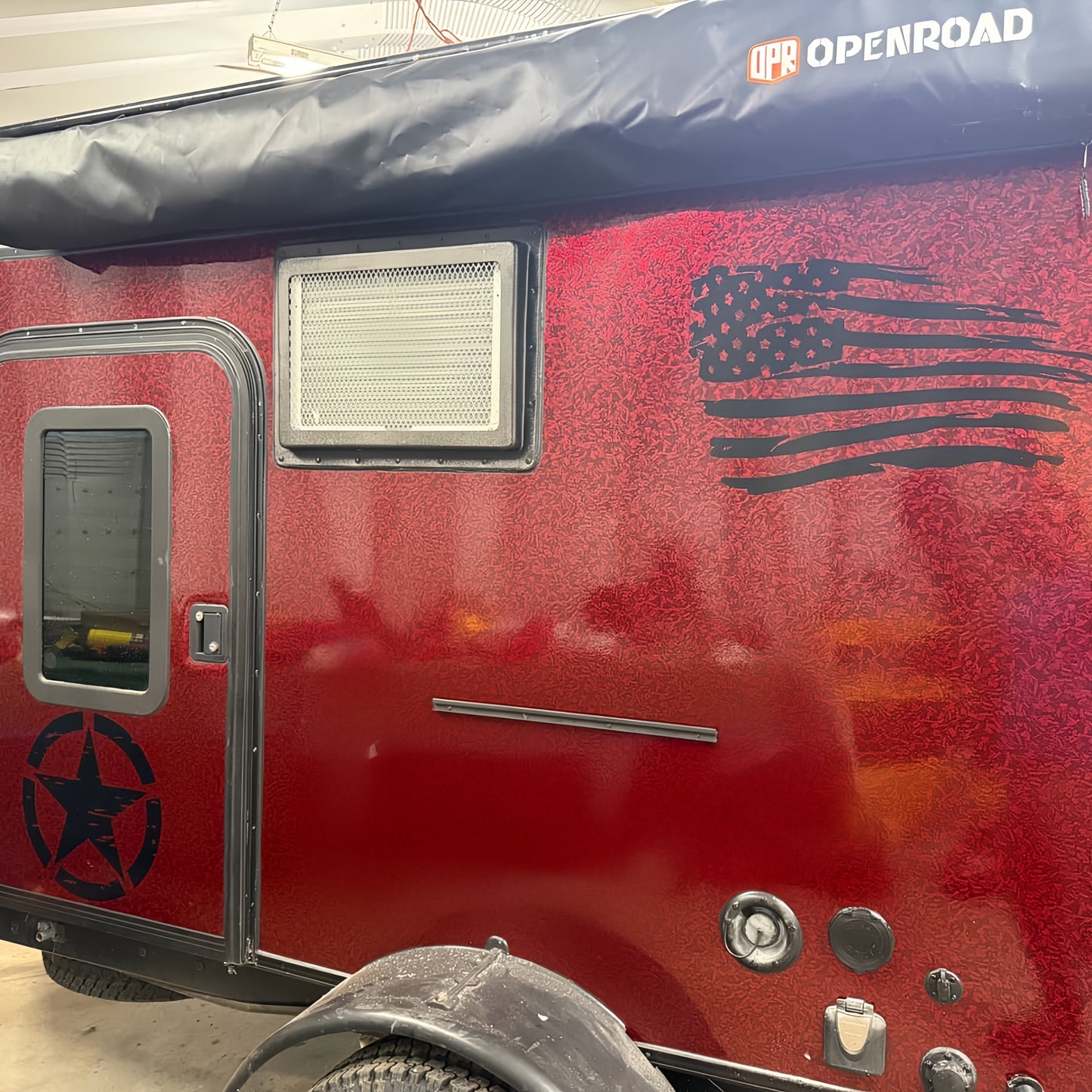 Anole Glossy Red Forged PET Carbon Fiber Vinyl Wrap