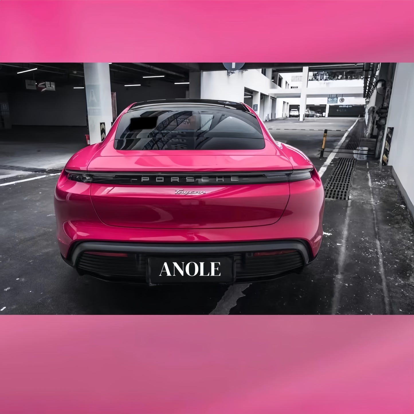 Anole High Glossy Crystal Beetroot Purple Car Vinyl Wrap