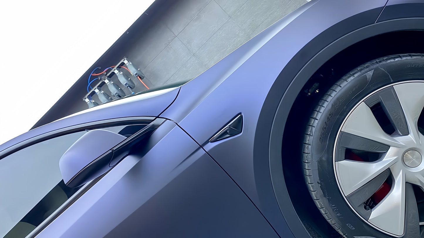 Anole Satin Chrome Saint Patrick Blue Vinyl Car Wrap