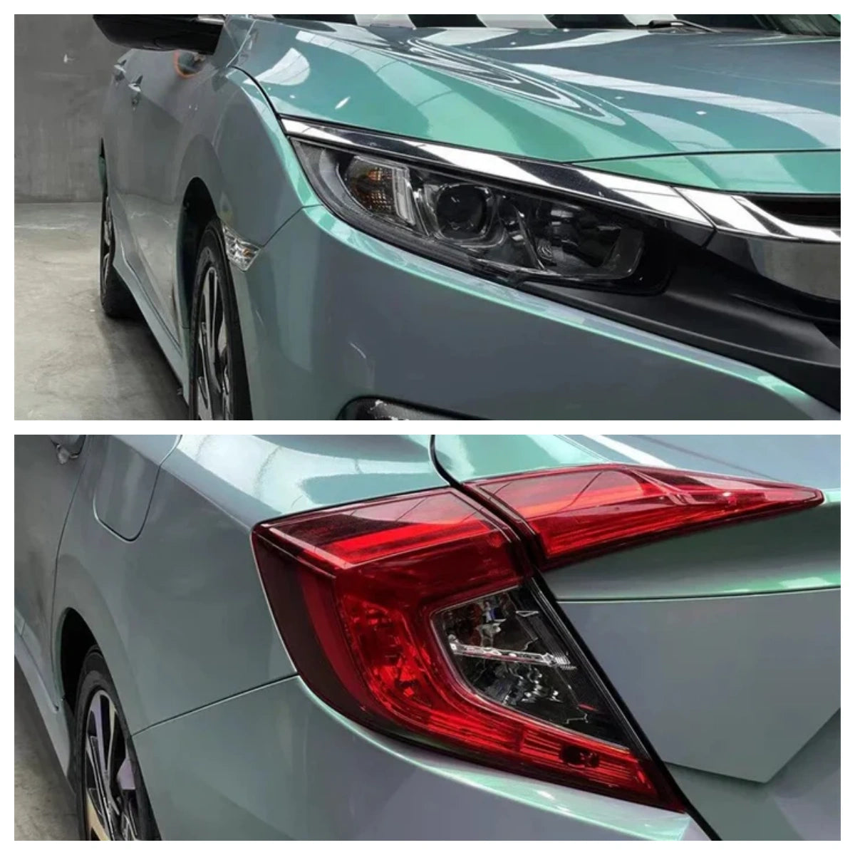 Anole Golssy Magic Blue to Green Car Vinyl Wrap