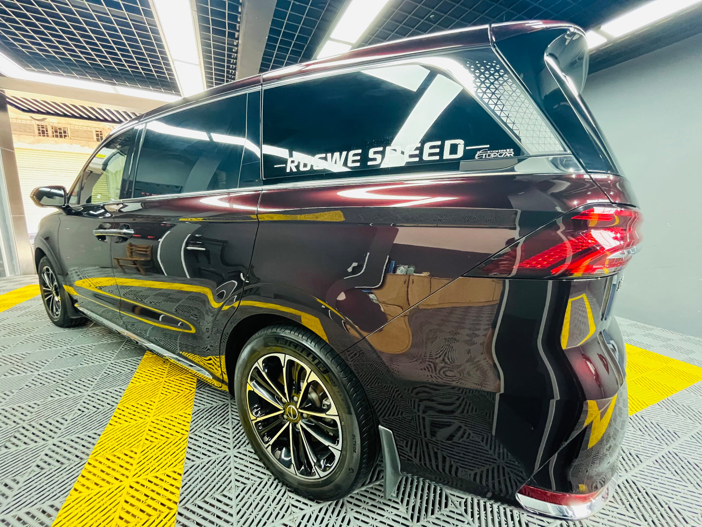 Anole TPU Satin Metallic Glossy Black Rose Color PPF Paint Protection Film