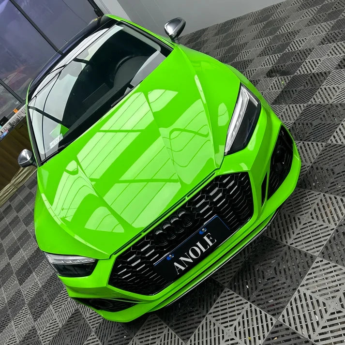 Anole High Glossy Lizard Green Vinyl Car Wrap