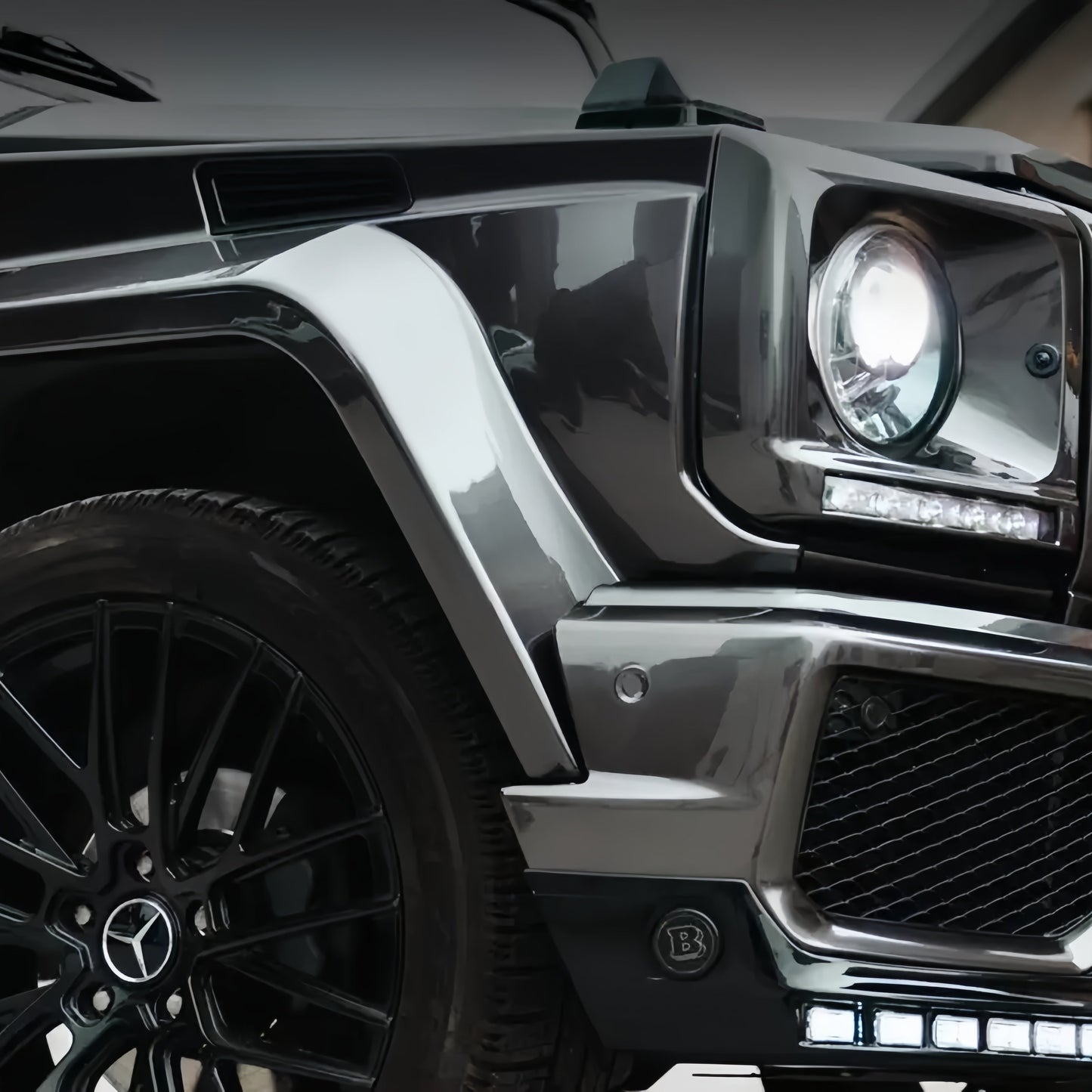 Anole Glossy Metallic Silver Gray Vinyl Car Wrap