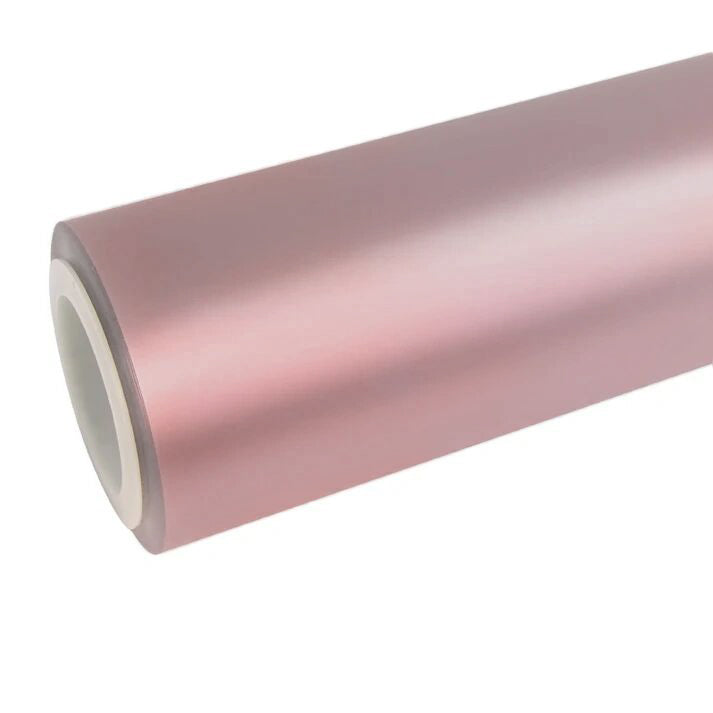 Anole Satin Chrome Silk Rose Gold Vinyl Car Wrap