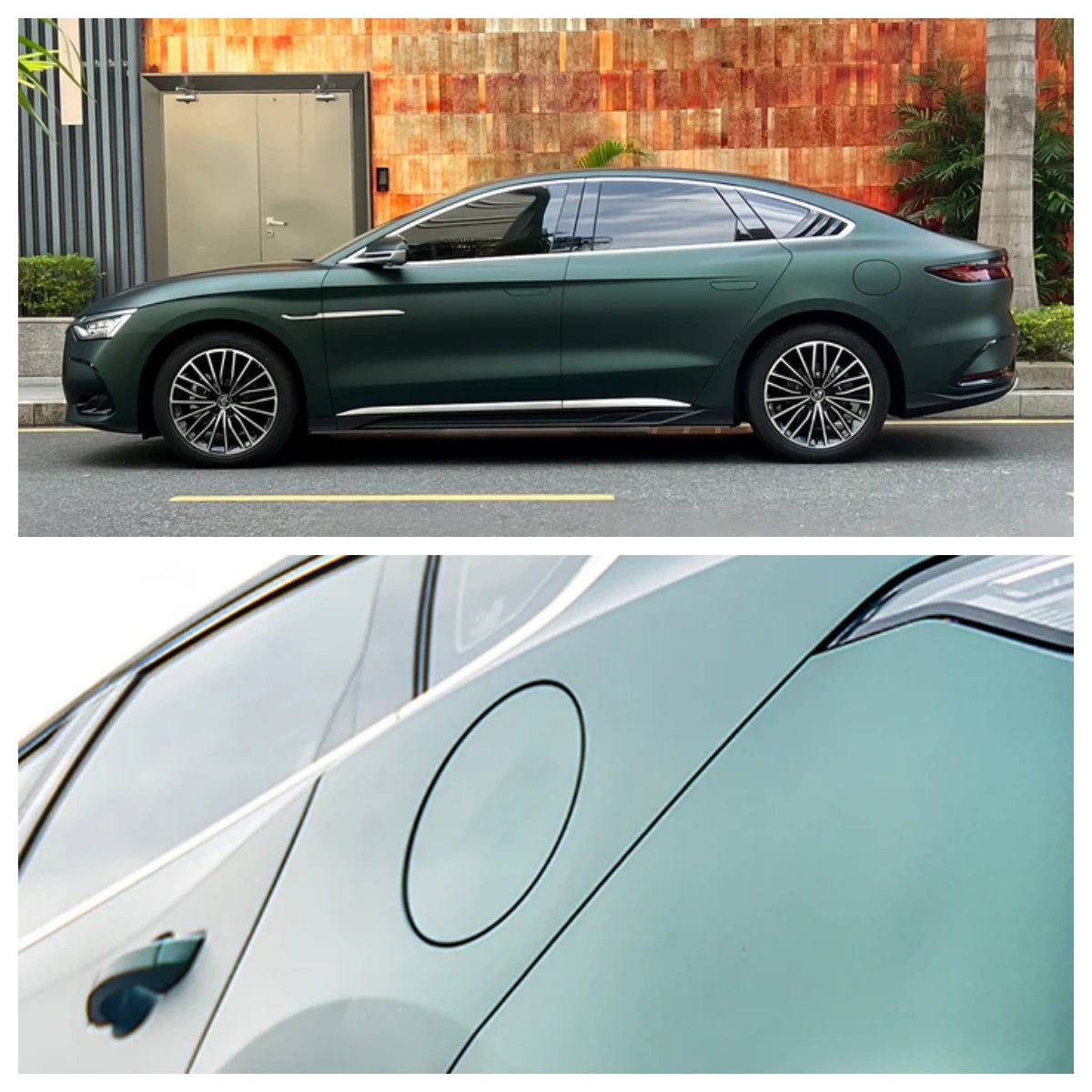 Anole Matte Metallic Forest Green Vinyl Car Wrap