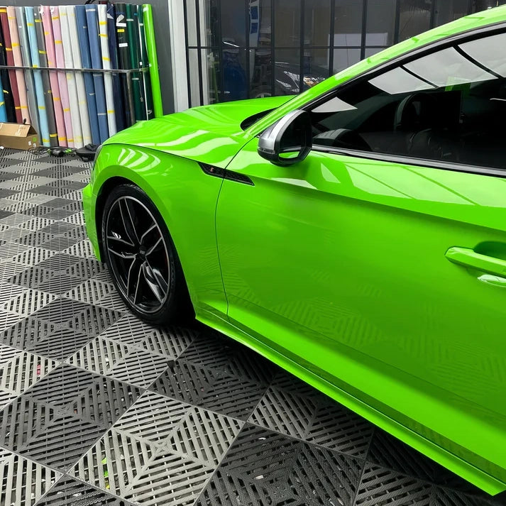 Anole High Glossy Lizard Green Vinyl Car Wrap