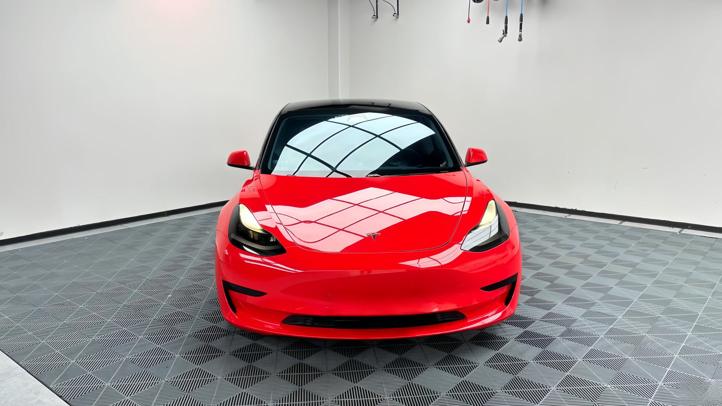 Anole High Glossy Ferrari Red Vinyl Car Wrap