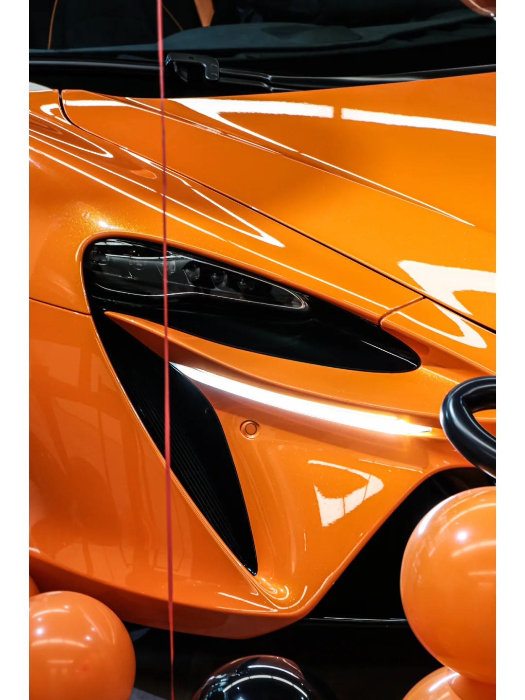 Anole High Glossy McLaren Orange Car Vinyl Wrap