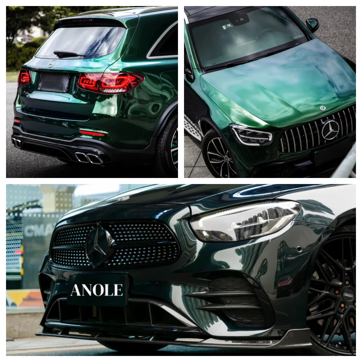 Anole Pearlized Emerald Green Car Wrap Vinyl