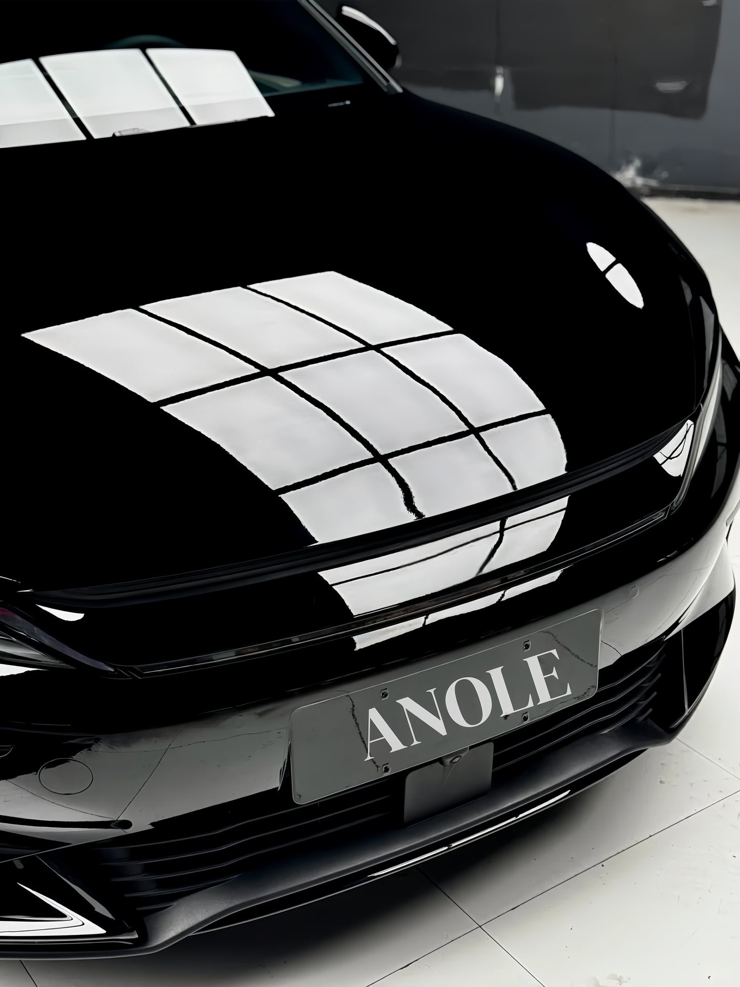 Anole Super Gloss Piano Black Car Wrap Vinyl